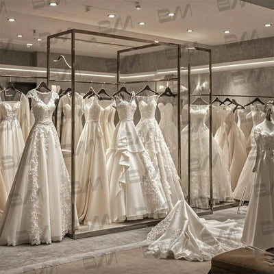 Women's Beading Appliques With Off Shoulder Sleeves, Ball Gown Ruched Bridal Long wedding Gown