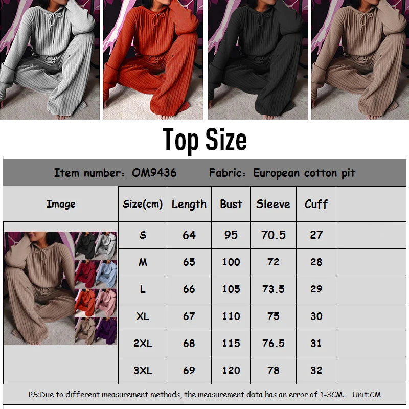 2023 Autumn Casual Wear Women Lounge Tracksuit 2 Piece Set Loose Lounge Sets Ladies Hooded Sweat Suit Outfits Female