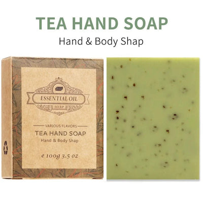 4 Pack Of Lavender Frosted Soap - 4, Coconut, Tea Tree Essential Oil - Kraft Paper Box For Gifts And Luxurious Travel Experience
