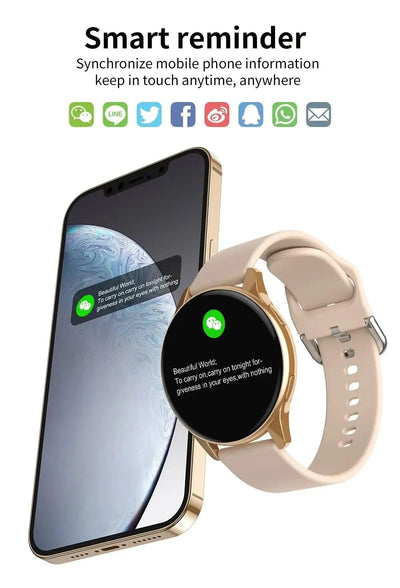 2025 Women Bluetooth Call Smart Watch HeartRate Blood Pressure Monitoring Smartwatches Waterproof Men Smartwatch For Samsung IOS