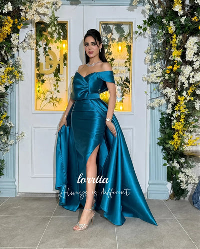 Lorrtta Grace Womens Dresses for Special Occasions Evening Dress Satin Fishtail Cut Luxury Dresses Women 2025 Robe Customized