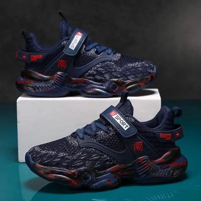 Children's Shoes Boys' Sports Shoes Summer Breathable Fly Woven Shoes Double Mesh Kid's Comfort Big Kids Pop Boys Soft Soled