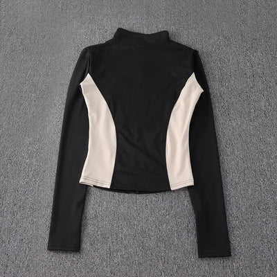 2024 long-sleeved sports sweater gym tops fitness sports jacket new women yoga jackets