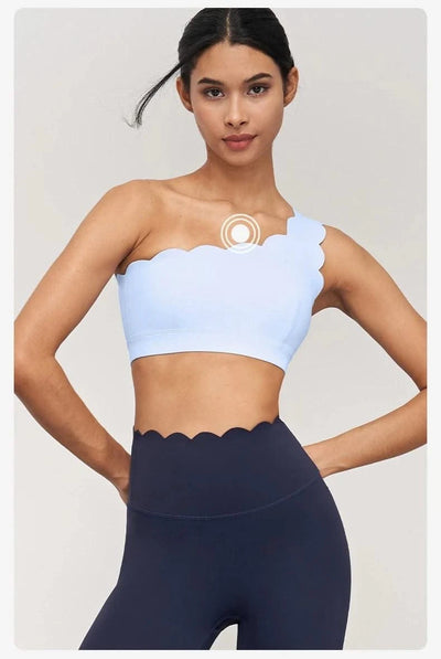 Women Seamless Shock-proof Removable Cups Gym Workout Tops