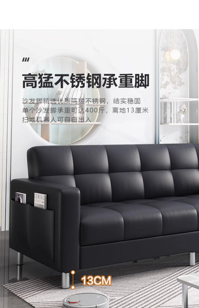 Black Living Room Sofa Bed Foldable Sectional Corner Modern Sofa Designer Elegant Muebles Para Habitacion Home Furniture