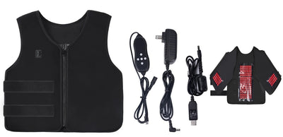 Red Light Therapy Vest for Body, 3-in-1 Led Bead 660&850 nm Infrared Light Therapy Pad for Body Wearable Wrap Pain Relief Device