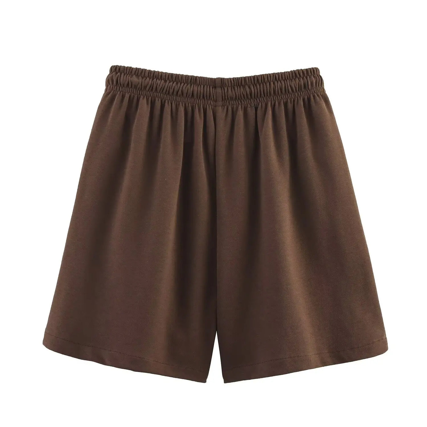 Women Summer Fashion 2 Pieces Short Sets Solid Loose T-Shirt and High Elastic Waist  Shorts Sportswear Female Chic Lady