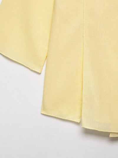 2025 Woman Fashion Linen Kimono Cross Coat Fashionable Women's Linen Blouse Shirt Women Brand Clothing