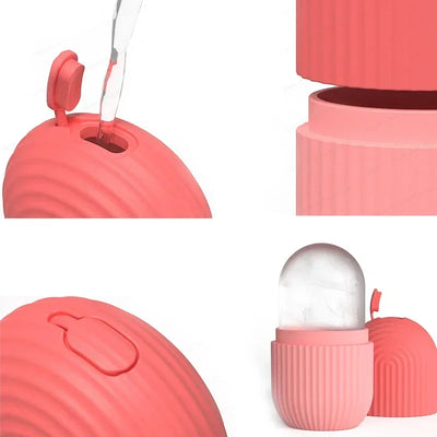Ice Facial Roller Cube Beauty Lifting Ice Ball Face Massager Contouring Eye Roller Facial Treatment Reduce Acne Skin Care Tool