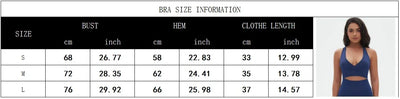 Women Sports Bra High Support Impact Ruched Fitness Underwear Gym Yoga Top Workout Clothes Push-up Corset Padded Activewear