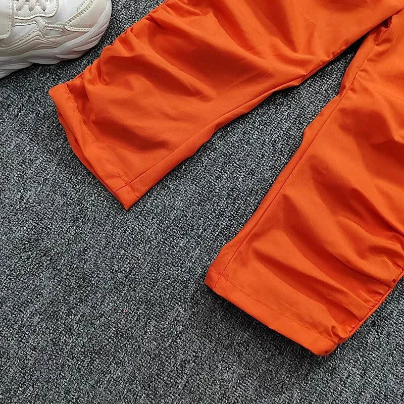 1-8years Baby Kids Summer Clothing For Girls Sleeveless Crop Tops+Cargo Pants 2pcs/sets Children's Fashion Clothes Outfits Girl