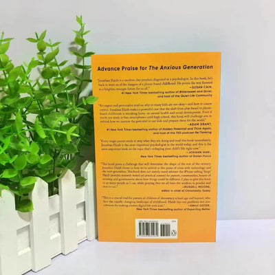 The Anxious Generation By Jonathan Haidt English Book