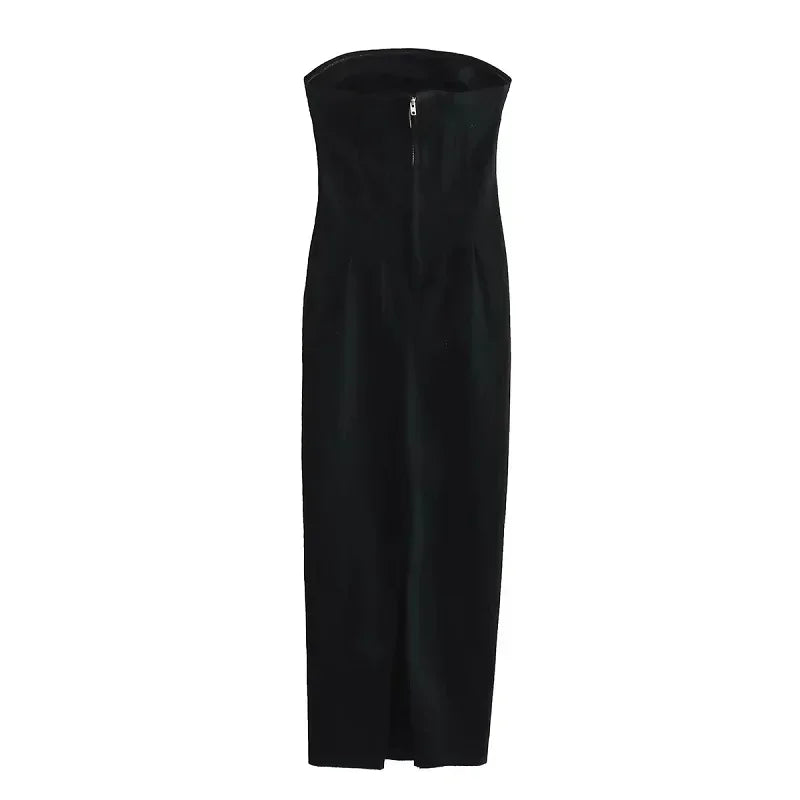 Off Shoulder Denim Dress Woman Blue Corset Long Dress Women Midi Bodycon Dresses For Women 2025 Elegant Party Dresses
