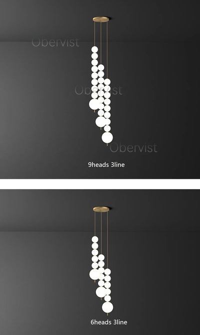 Nordic Home Decor Dining Room Pendant Lamp Lights Indoor Lighting Ceiling Lamp Hanging Light Chandelier Lamps For Living Room