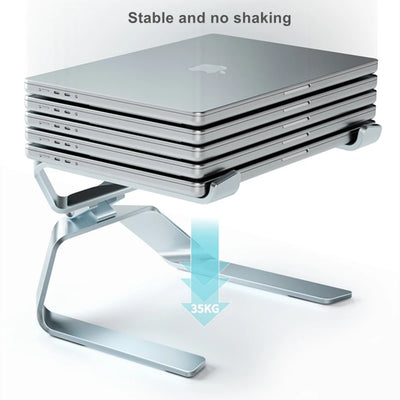 Laptop Stand Adjustable Aluminum Alloy Notebook Tablet Stand Up to 17.3 Inch Laptop Portable Fold Holder Cooling Bracket Support