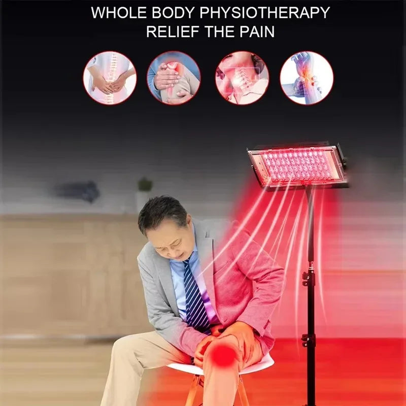 Red Light Therapy Lamp Infrared Light Therapy Red Light Device with Adjustable Stand  660nm 850nm Light Device for Body Skincare