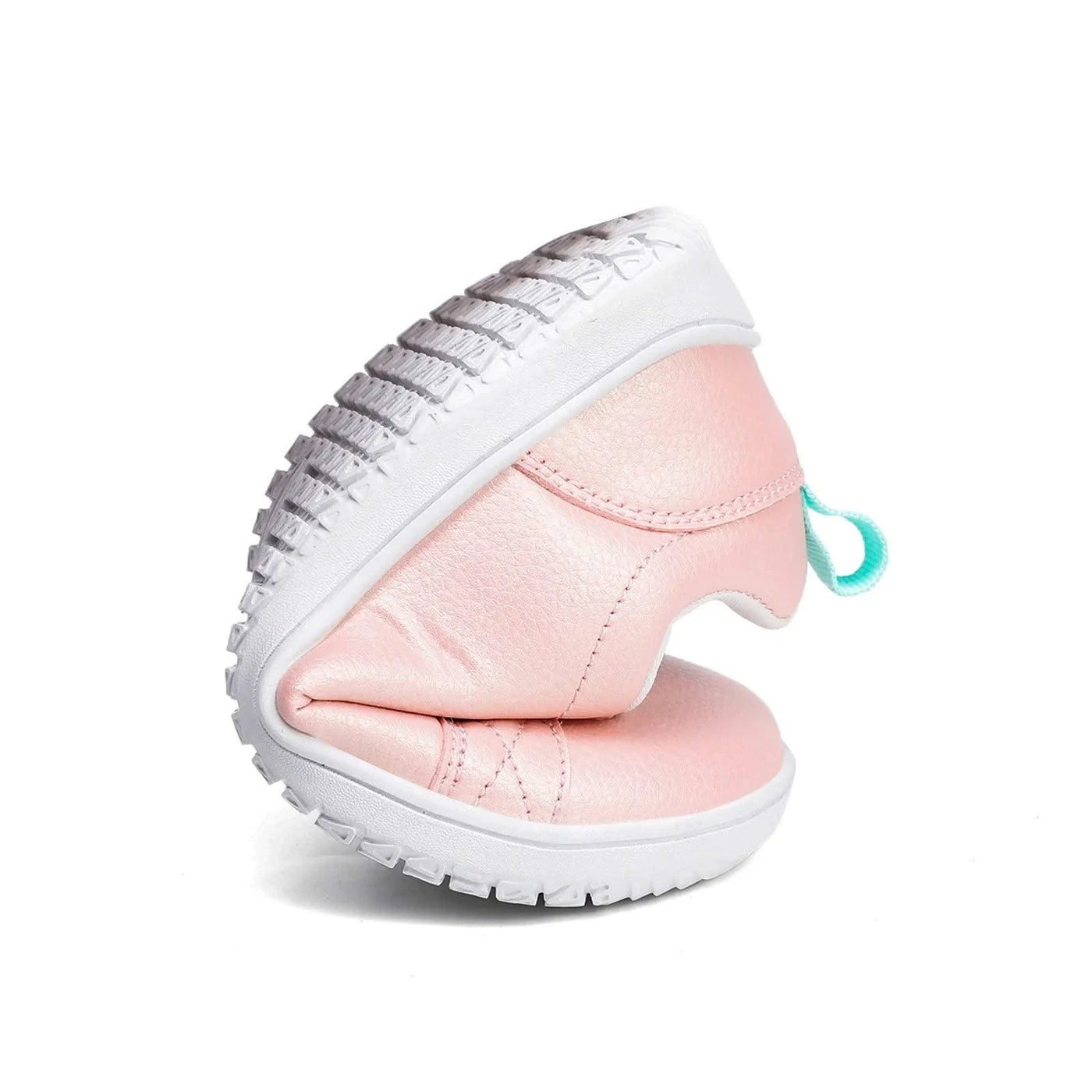 Kids Lightweight Hook Loop Artificial Leather Walking Shoes | Boys Girls Wide Toe Minimalist Fashion Flat Sneakers