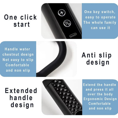 Smart Massage Gun Electric Massager Massage Hammer Rechargeable Home Handheld Hammer Back Artifact Body Massager