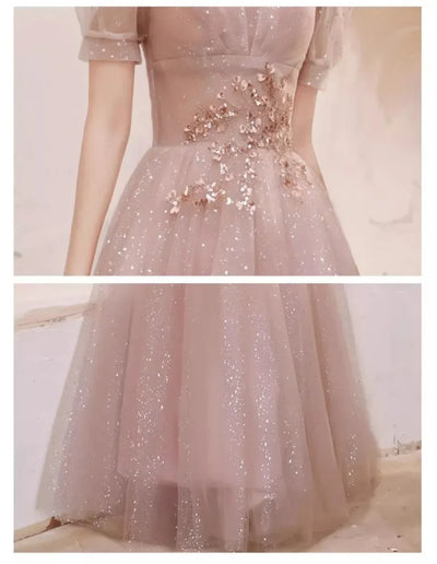 High-End Banquet Evening Dresses Women's 2025 New Spring Summer Light Luxury Slim Birthday Party Performance Dance Clothes Dress