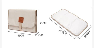Nappy Diaper Changing Mat Waterproof Floor Change Play Mat Baby Portable Foldable Washable Compact Travel