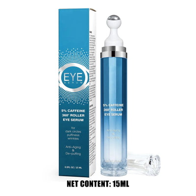Falten Augen 5% Koffein Augen Creme Eye Roller Ball Creme FüR Augenringe Verblasst Feine Linien Entfernen Augen Taschen 15ml