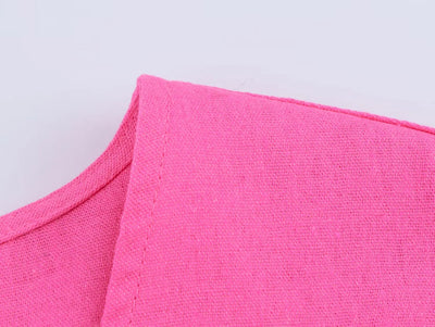 2025 new women's clothing European and American style fashionable linen western style asymmetrical V-neck design linen top