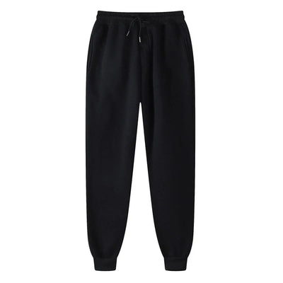 Men's Athletic Trainning Joggers Casual Loose Fit Sweatpants Spring Fall Fleece Lined Pants Elastic Waist Drawstring Trousers