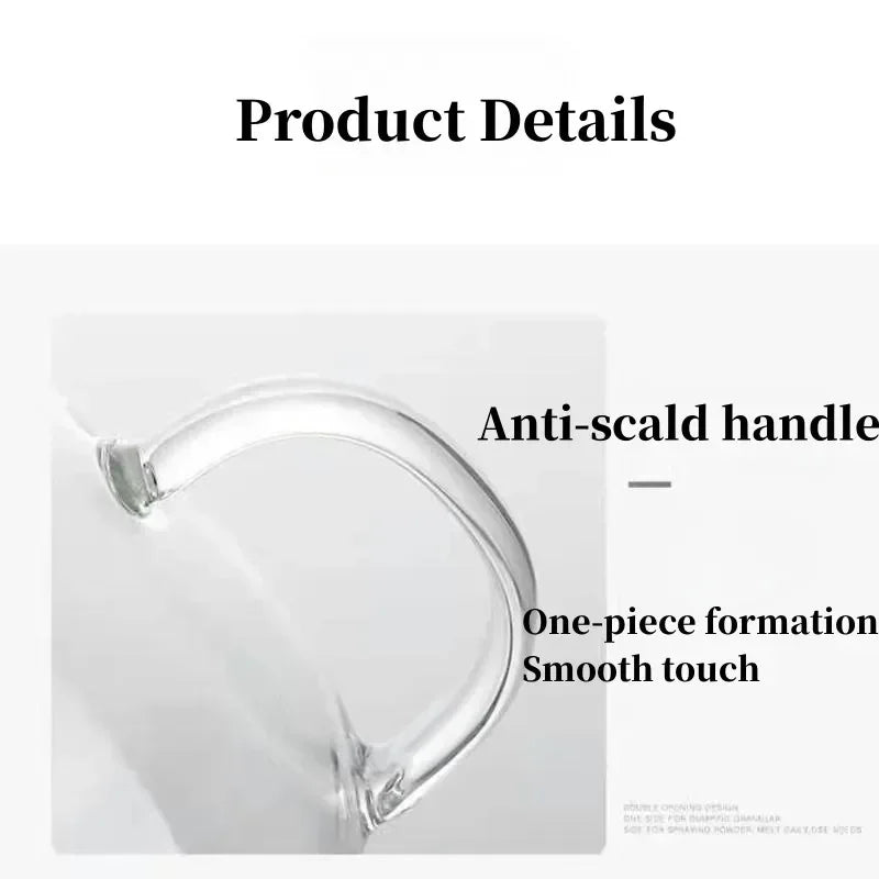 350ml Letter Printed Transparent Creative Glass Coffee Tea Mug Drinks Dessert Breakfast Milk Cup Glass Mugs Handle Drinkware