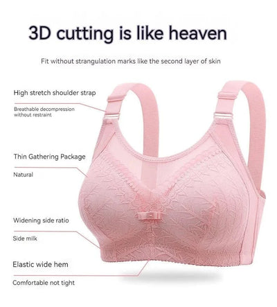 Cotton Underwear Women AB Cup Bra Wireless Gathered Comfort Brassiere Push Up Lingerie Bralette For Kids Seamleass Bras
