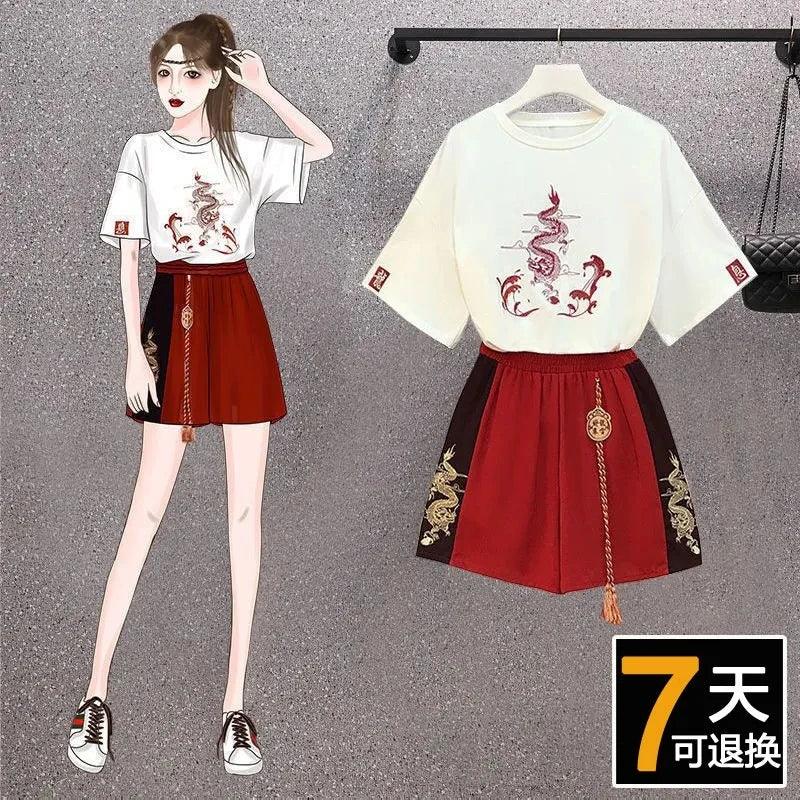 Fashion Women Trousers High Waist Wide Leg Pants Chiffon Slit Culottes Cheap Wholesale Elastic Waist Cropped Pants Free Shipping