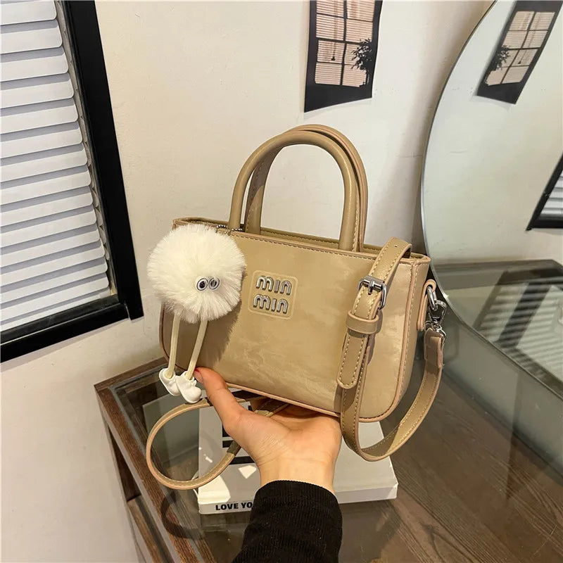 2025 New Women's Luxury Handbag Designer Small Square Purse Fashion Top Handle Crossbody Bag Elegant Shoulder Bag Trendy Clutch
