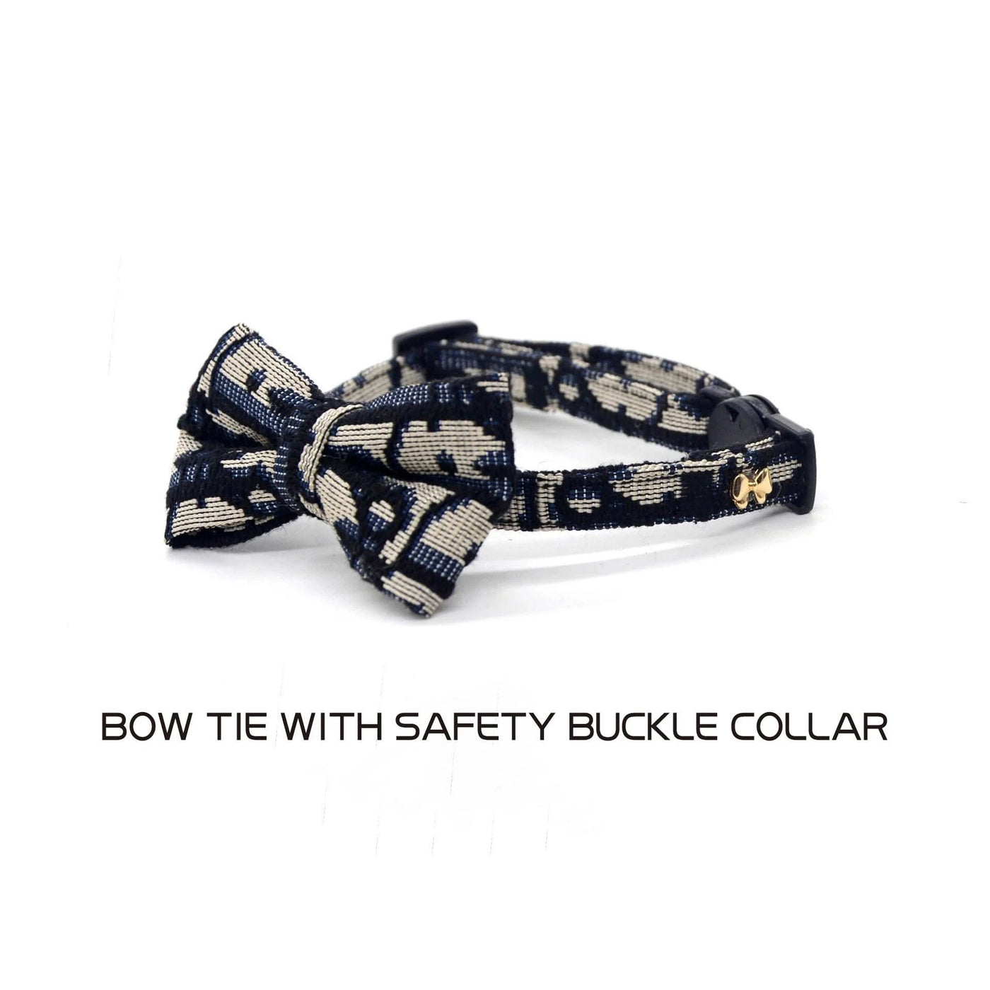 Simple and Stylish Pet Collar and Leash Set for Cats and Dogs - Cute, Durable, Safety Buckle with Bow Tie, Stain-Resistant