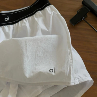 High Waisted Biker Shorts Women Summer Quick Drying Yoga Pants Skirt Loose Casual Sports Running Fitness Womens Wide Leg Shorts