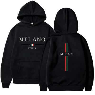 Mens Womens Hoodies Sweatshirt Milan Printing Pullover Casual Jogging High Quality Mens Clothing Daily Tracksuit Y2k Tops 2025