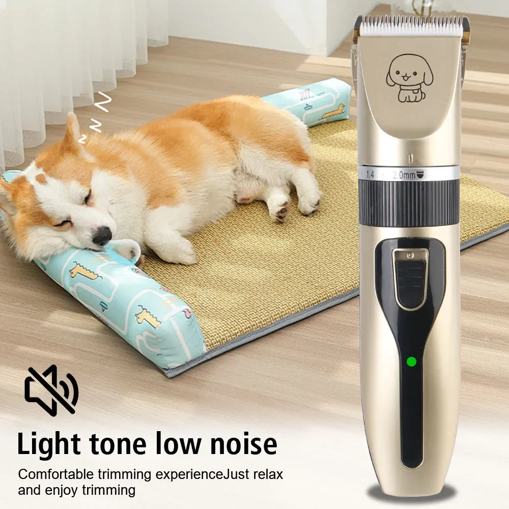 Pet Hair Clipper Haircut Trimmer Shaver Set For Rabbit Dog Cat Puppy Grooming Clipper Cutter Pet Supplies Electric Scissors