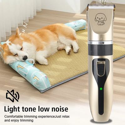 Pet Hair Clipper Haircut Trimmer Shaver Set For Rabbit Dog Cat Puppy Grooming Clipper Cutter Pet Supplies Electric Scissors