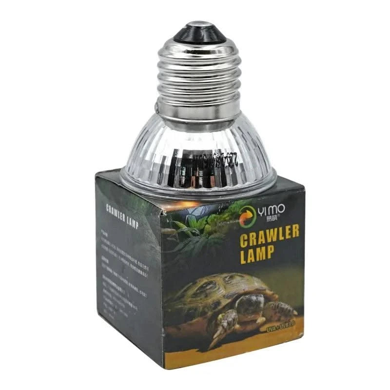 Pet Reptile Lamp 25/50/75W UVA+UVB 3.0 Pet Heat Lamp Bulb, Turtle Light Heating Lamp Amphibians Lizards Temperature Controller