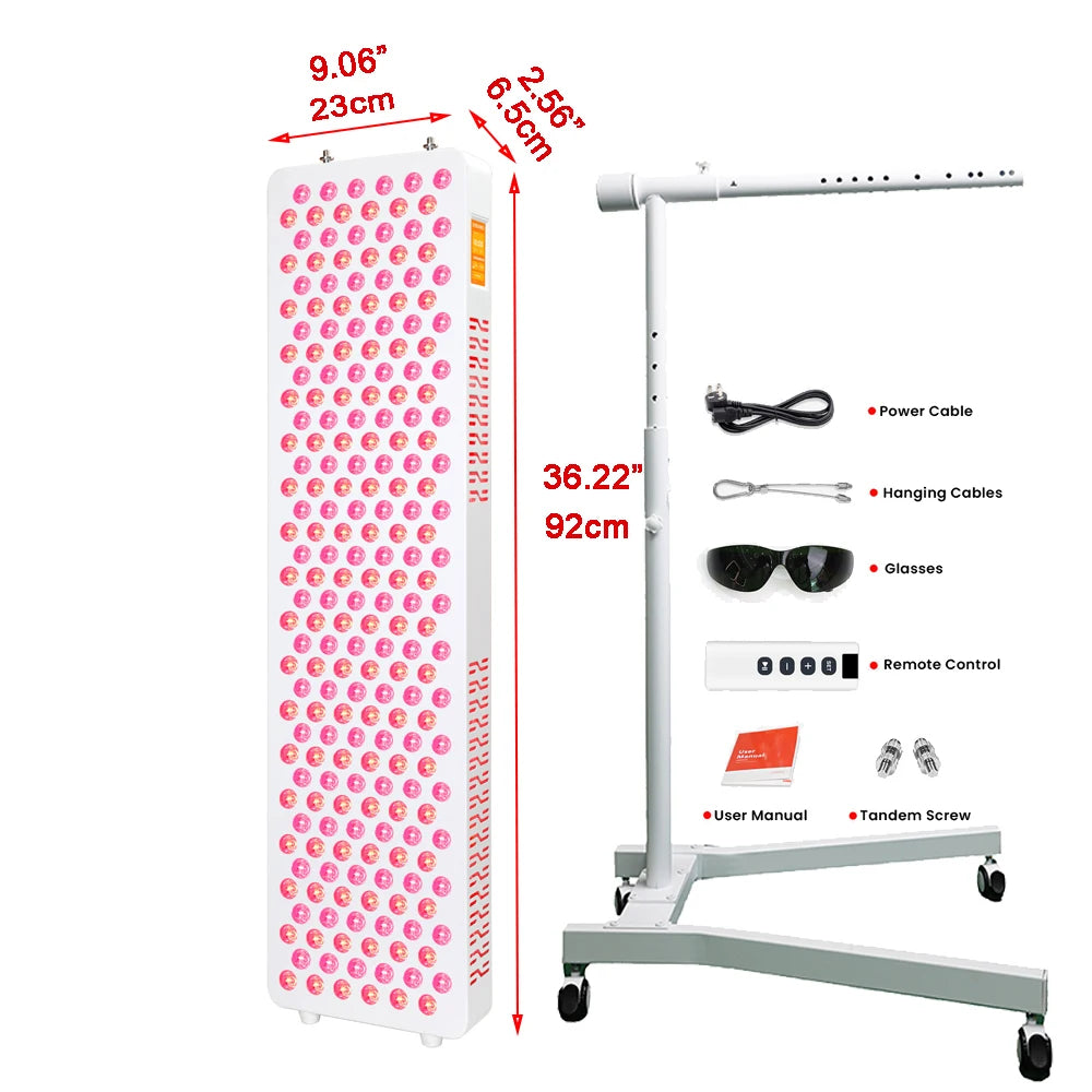 8Spectrum No blue light Near Infared Light Therapy Pain Relief RLpro300 Red Light Therapy Full Body  with stand