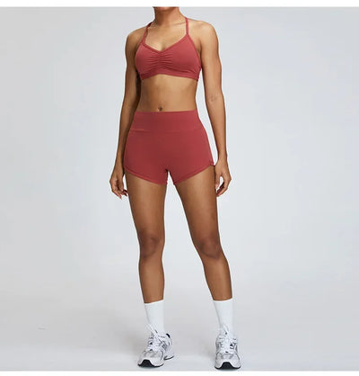 Sexy Scrunch Sports Bra Gym Top Women Running Back Cross Top Women Sportswear Yoga Underwear Fitness Workout Yoga ClothingWomen
