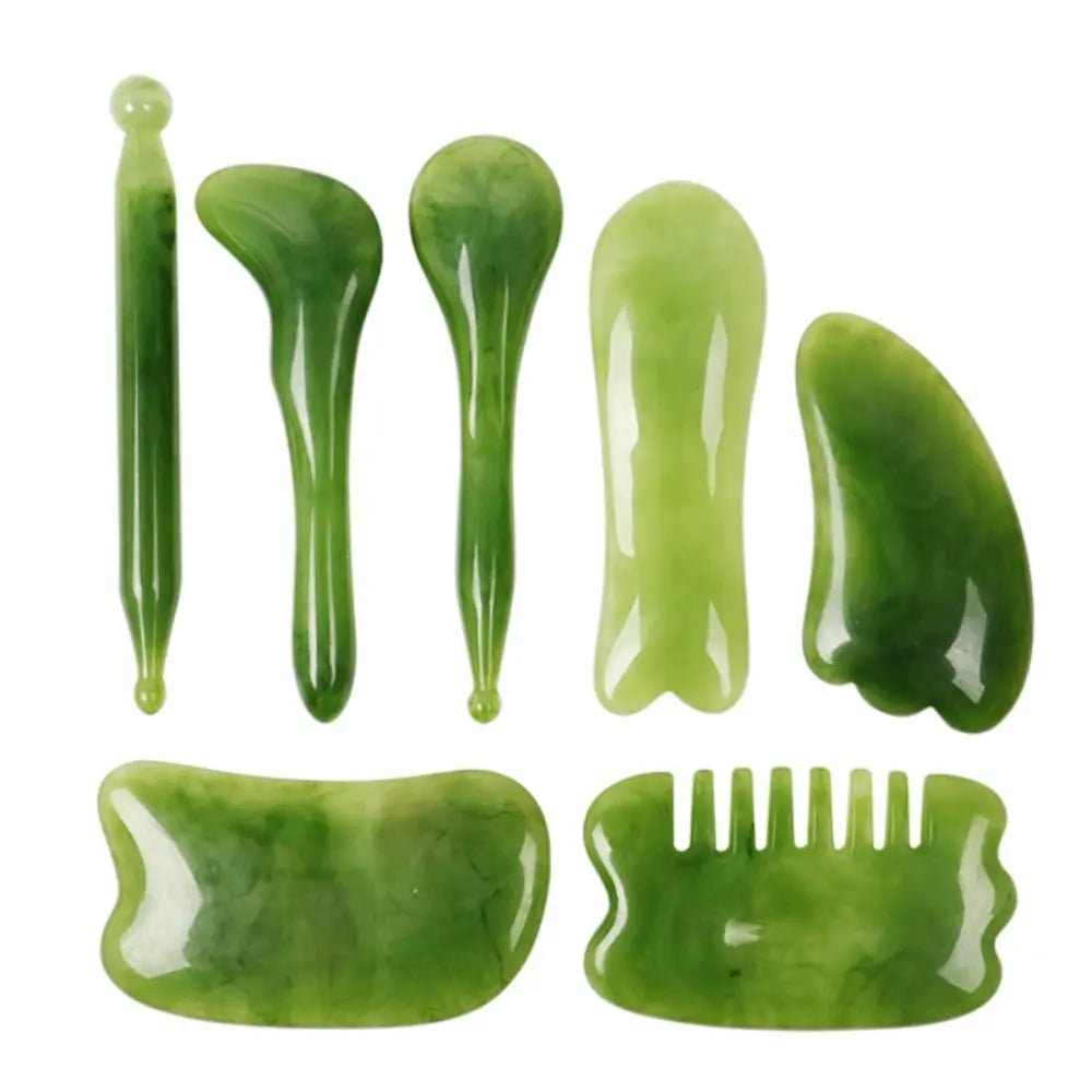 Neck Beauty Massage Comb Resin Skin Care Tool Facial Scraping Scraper Body Beautiful Tool Gua Sha Board Face Massager