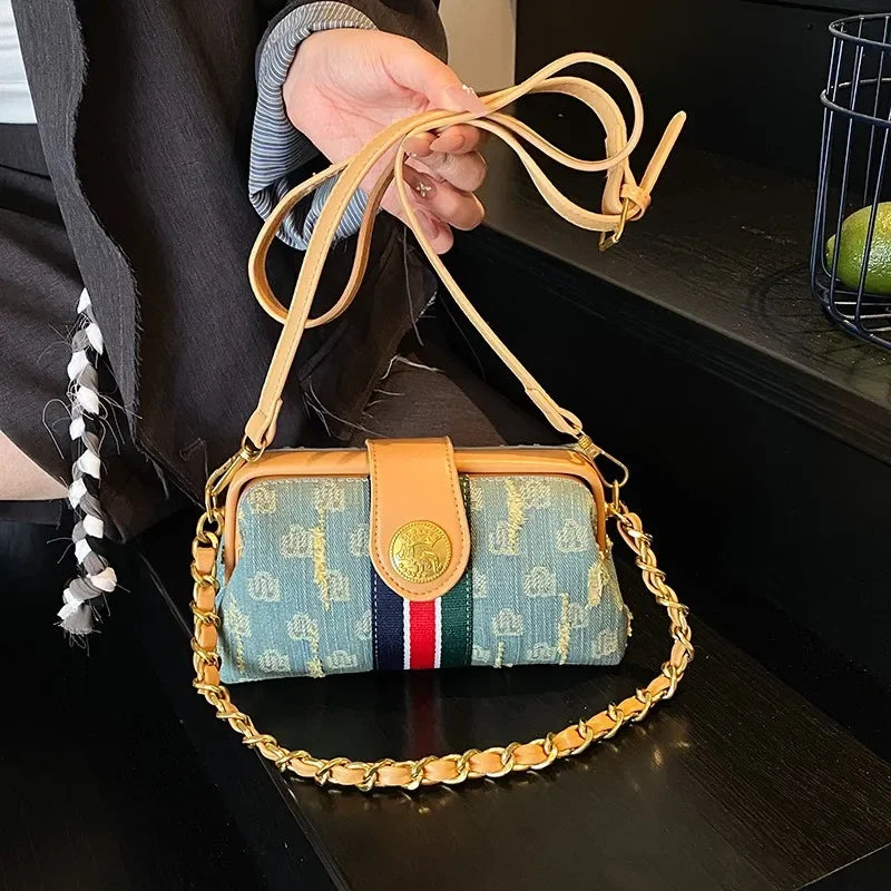 Luxury - Grade 2025 Women's Niche - Designed Cowboy - Cloth Bags - Fashion - Forward Crossbody, Shoulder & Under - Arm Bags