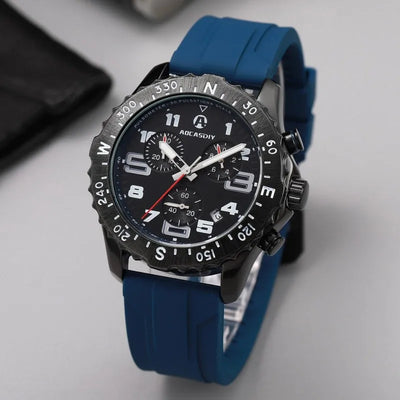 Men’s Watches Top Brand Big Sport Watch Luxury Men Quartz Wrist Watches Chronograph Male Clock Endurance Watch Wristwatches