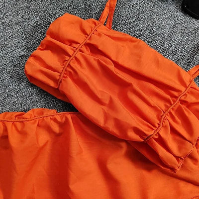 1-8years Baby Kids Summer Clothing For Girls Sleeveless Crop Tops+Cargo Pants 2pcs/sets Children's Fashion Clothes Outfits Girl