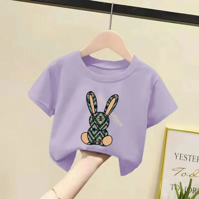 Summer Children Clothing Sets Boy Girl Mother Kids Clothes Suit Cotton Top T-shirt Short Sleeves Trousers 2pcs Baby Girl Clothes