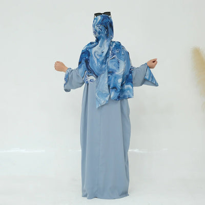 Muslim Maxi Dresses for Women Abaya Jalabiya Split Sleeve Eid Ramadan Morocco Dubai Kaftan Islam Vestidos Arab Long Robe 2025