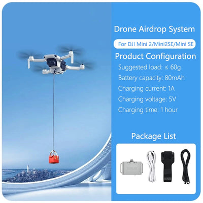 STARTRC Drone Airdrop System For DJI Air 3S/Mini 4 Pro/Mini 3/Mavic 3/Air 2S/Mavic 2/Mini 2 SE Air-dropping Thrower Gift Deliver