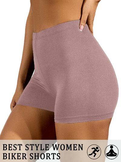Biker Shorts For Women Super Soft No See Through Workout Yoga Running Cycling Push Up Gym Fitness Shorts Women's Activewear