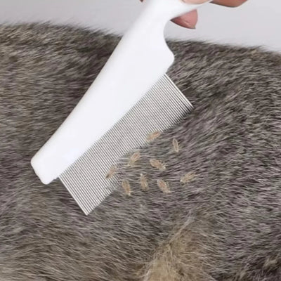 Pet Hair Shedding Comb Stainless Steel Flea Comb for Cat Dog Pet Comfort Flea Hair Grooming Comb Dog Brush Grooming Tools