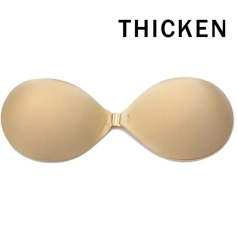 Sexy Wireless Front Closure Bras For Women Invisible Push Up Strapless Bra Plus Size Backless Self Stick On Bralette Comfort Bra
