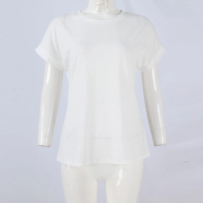 Womens Summer Tops Going Out Workout Outfits Spring Short-sleeved T Shirts Business Casual Dressy Fashion Trendy Clothes 2025
